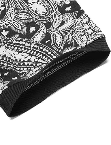 Coofandy Mens Polo T Shirt Slim Fit Golf Tee Casual Golf, Black, Xx-Large, Short Sleeve #TOP7