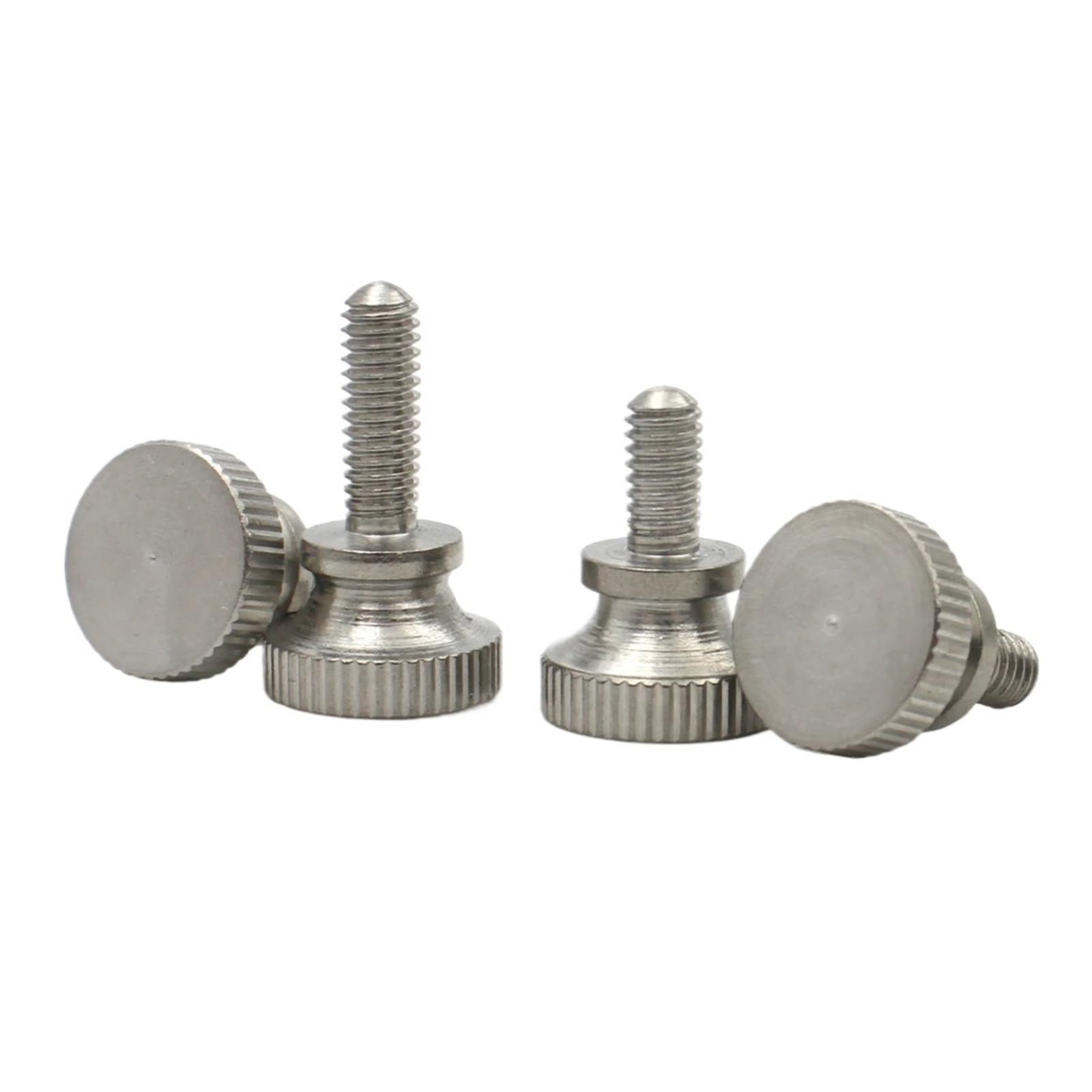 Compatibile con 1/2/5/10 pezzi M2 .5 M3 M4 M5 M6 Acciaio inossidabile 304 Serrare a mano Manopola zigrinata Vite a testa Lunghezza bullone = 3-35mm(5pcs,M6 x 30mm)