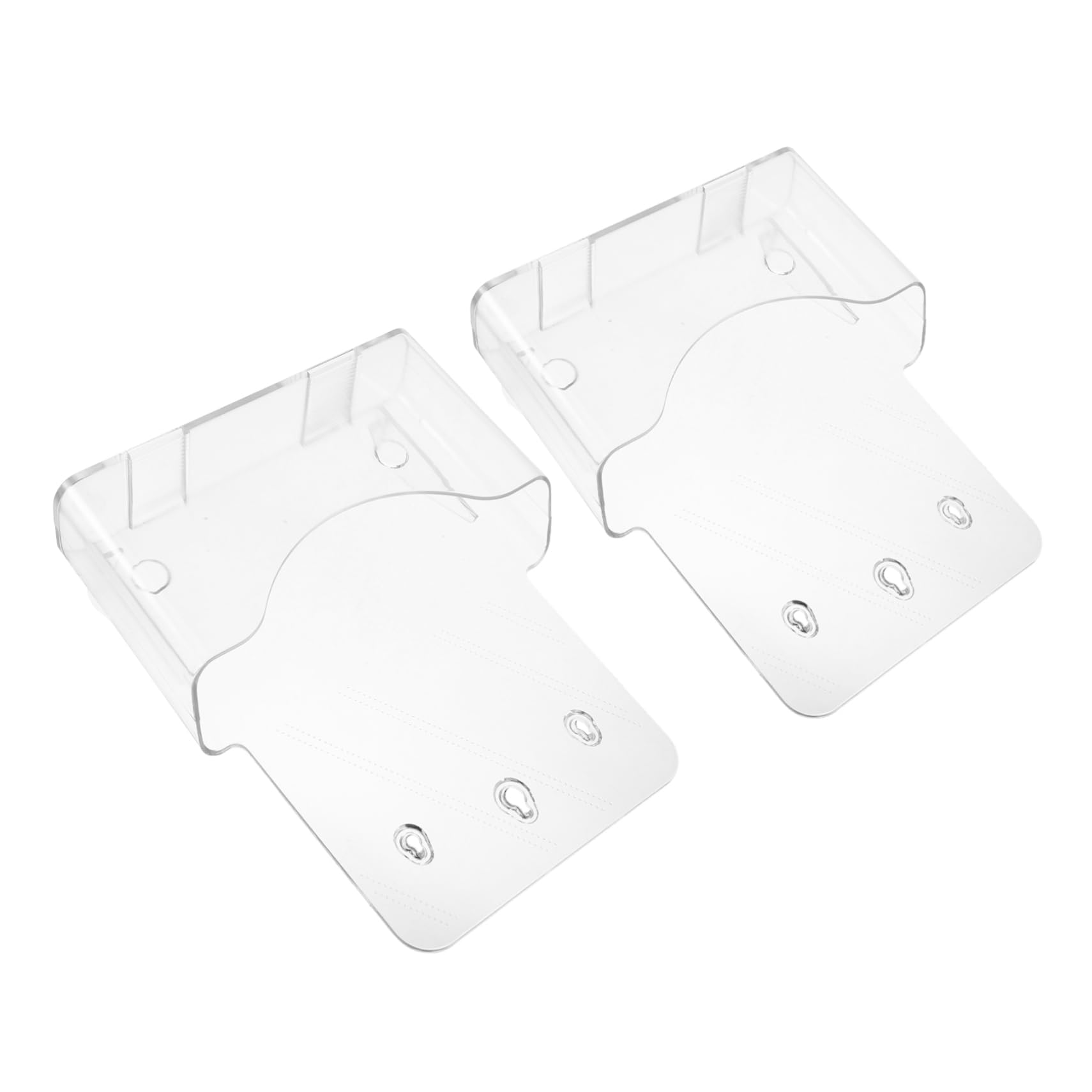 Artibetter 2piezas Rack de Datos Portafolletos de Acrílico Revistero de Pared para Escritorio Expositor de Postales Soporte Transparente para Oficina