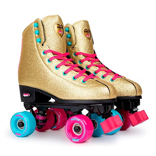 Rookie Rollerskates Roller Skates, Youth Unisex, Gold (Gold), 35.5