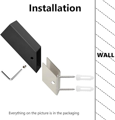 Miniatura 3 de NINETREX Ganchos negros para toallas de color negro mate, ganchos para toallas modernos de acero inoxidable SUS 304, resistentes al agua, para baño,