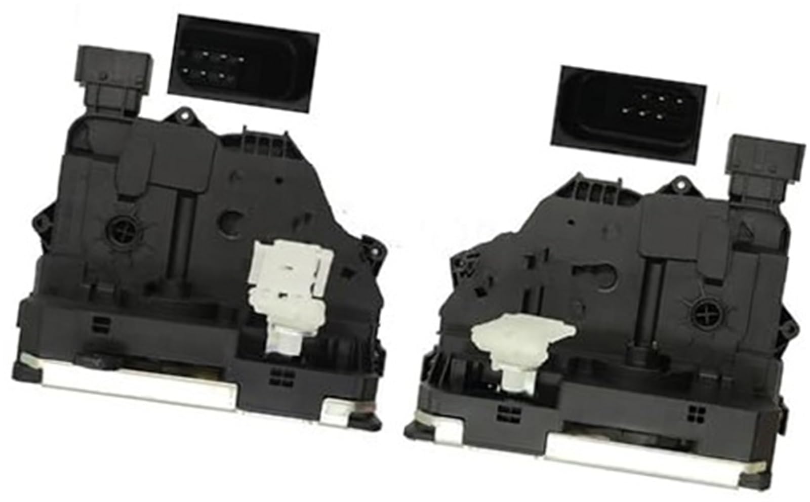 Zapyvet Black Rhd Front L R Auto Bonnet Latch Lock Door Lock Actuator Central Locking Front Right/Left Rear Right(Black Rhd Front L R)