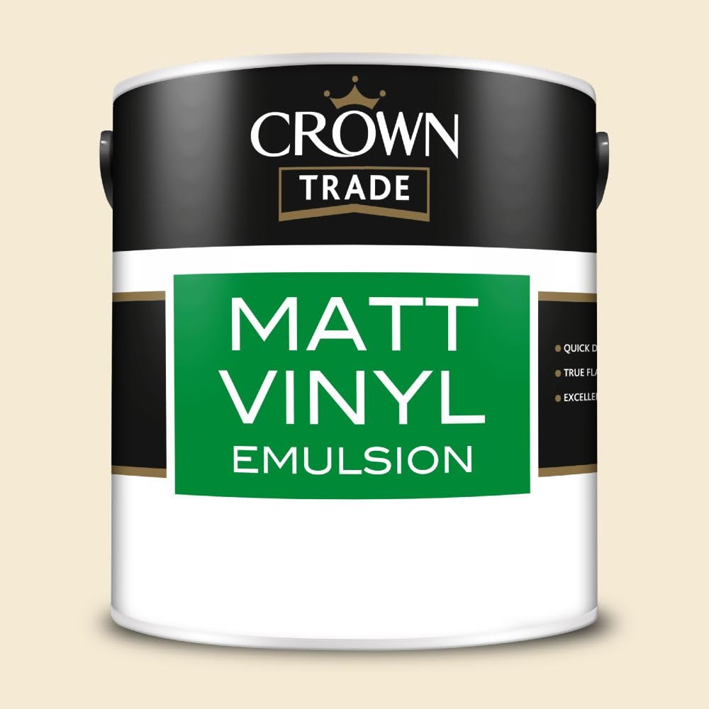 Crown Trade Vinyl Matt Mixed Colour - Ivory Cream  / 2.5l