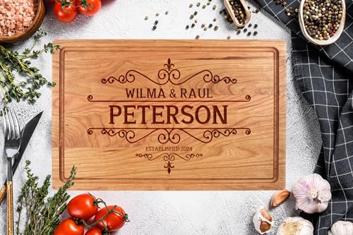 Tabla de cortar rectangular de madera personalizable miniatura 7