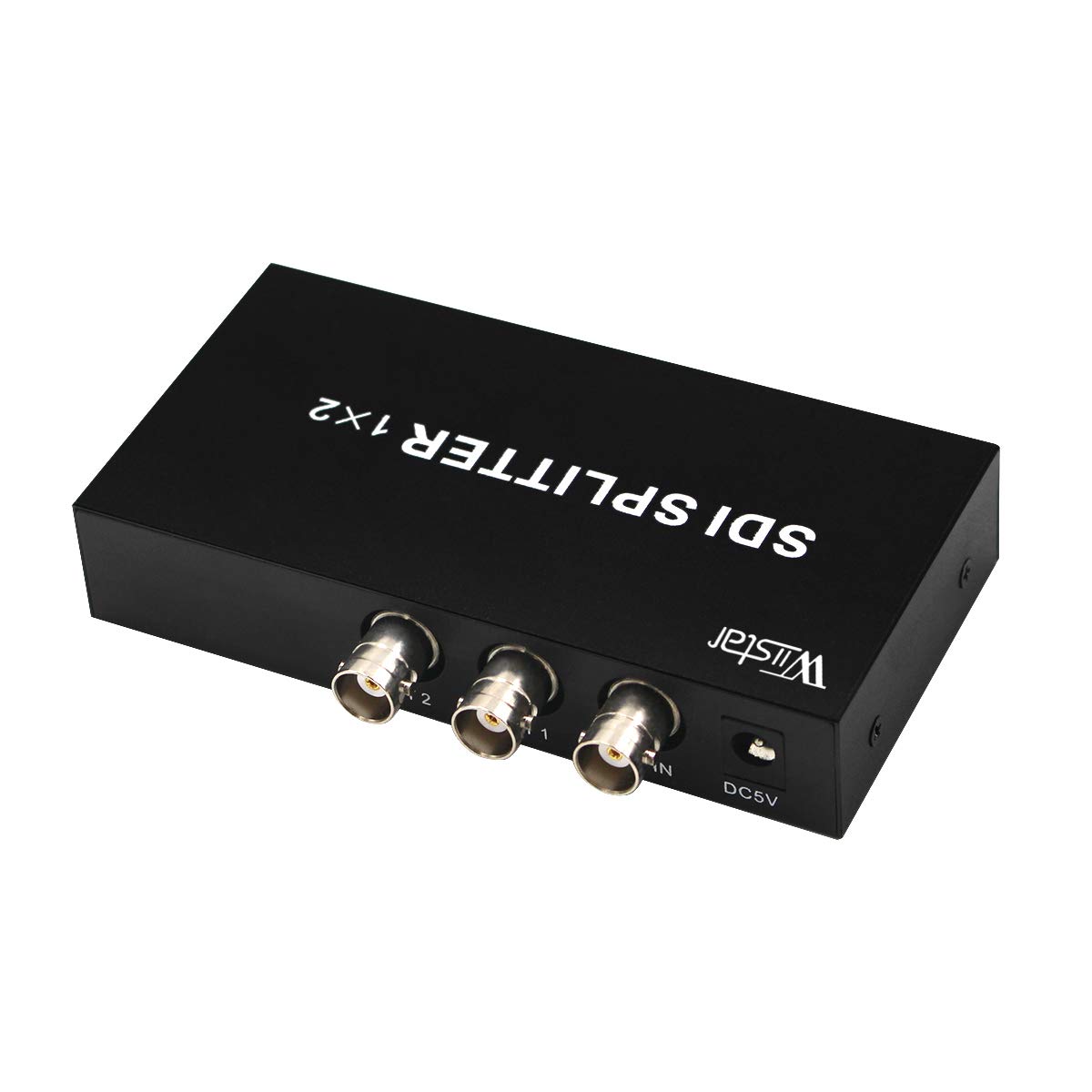 Wiistar SDI Splitter 1x2 soporta SD-SDI, HD-SDI, 3G-SDI hasta 1320 pies SDI 1 entrada y 2 salidas 100M Full HD