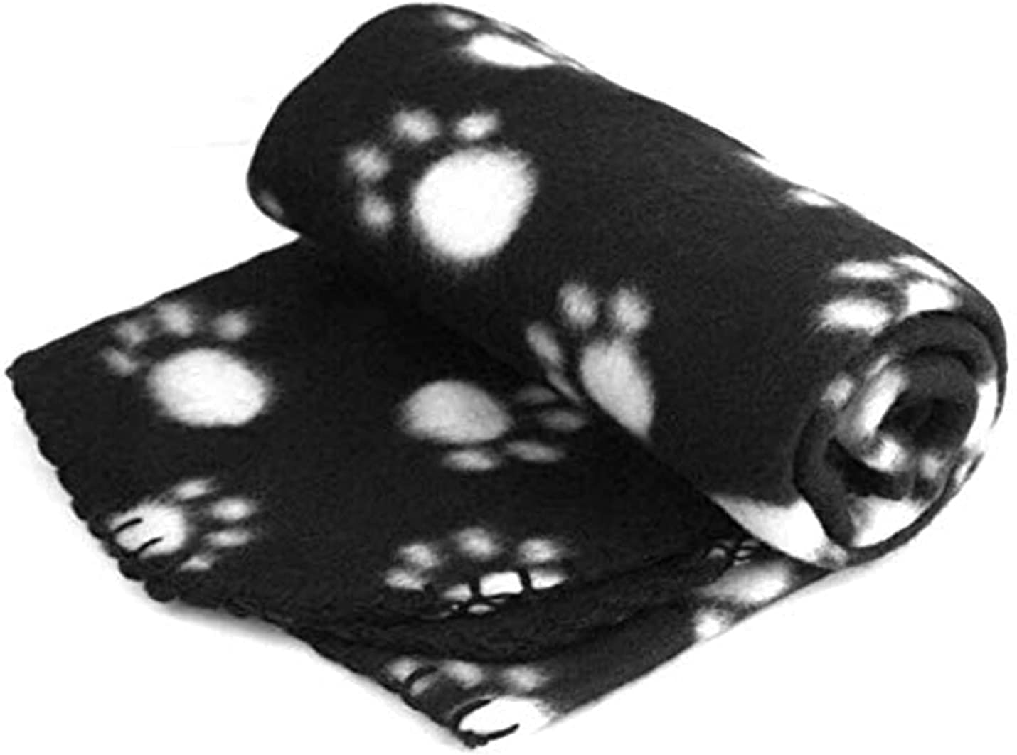 SKEIDOPet Blanket Dogs Cats Bed Mat Lovely Soft Winter Warm Fleece Paw Print Design Pet Puppy Bed Sofa Pet Product Cushion Cover Towel