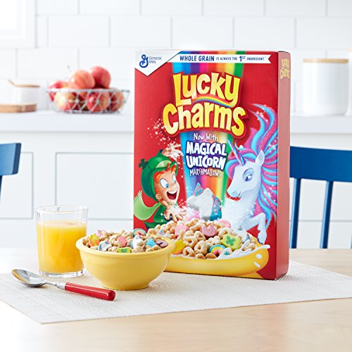 Lucky Charms, Marshmallow Cereal with Unicorns, Gluten Free, 20.5 oz