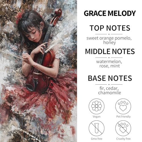 Image of 2- Pack Grace Melody Car Air Freshener Hanging Long Lasting Car Scent Essential Oil Diffuser Car Perfume Inspired Fragrances for Men and Women by VUTOLLOSA