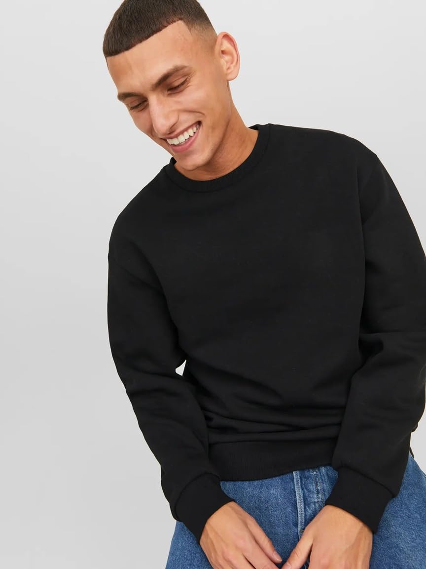 JACK & JONES Maglione Base a Manica Lunga Girocollo Pullover Monocromatico JJEBRADLEY von