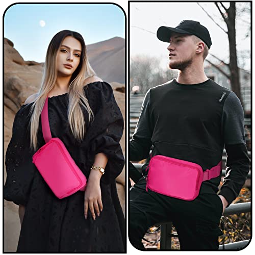 Amazerbst Belt Bag, Fanny Pack, Everywhere Belt Bag,40 Inch Adjustable Strap,Belt Bag for Women and Men,Waterproof