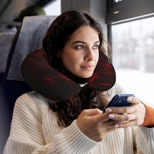 Almohada de espuma viscoelástica para viaje ligero cuello miniatura 6