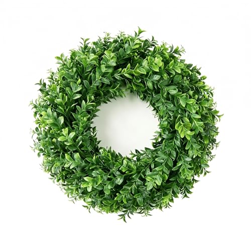 24" Faux Large Preserved Boxwood Wreath