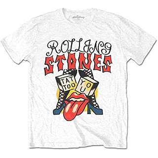 The Rolling Stones Tattoo You II Officiel T-Shirt Hommes Unisexe - Les Beatles, Paul McCartney, John Lennon, RIngo Starr, George Harrison