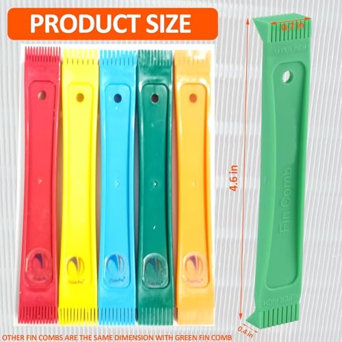 Image of Fin Comb Set for Air Conditioner, Coil Fin Straightener for Evaporator and Condenser, FCR6 Ring, 5 Piece