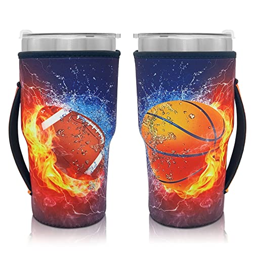 Wiederverwendbare Eiskaffeetasse, Neopren, isolierte Hülle Cover