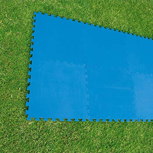 Bestway Flowclear Vloerbeschermende tegels, blauw - Image 5