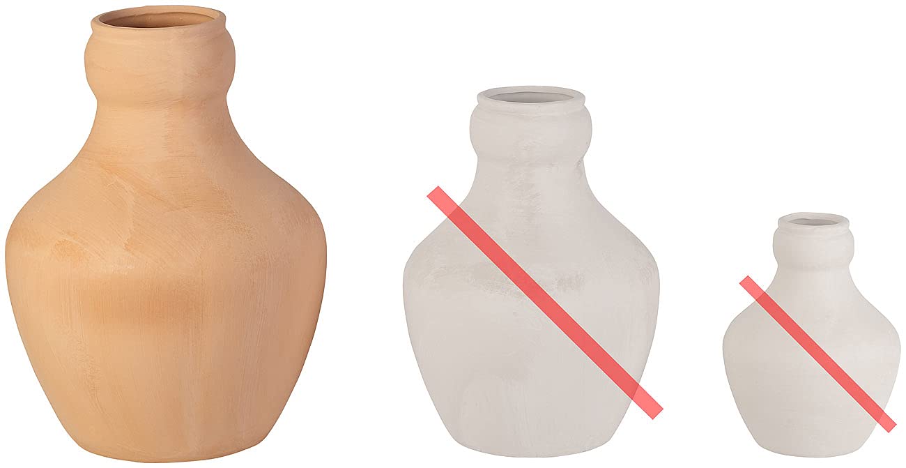 Royal Gardineer Tonbewässerung: 3er-Set Terracotta-Bewässerungskugeln für Gartenbeete, 6,5 Liter (Bewässerung Terracotta, Olla Bewässerung, Töpfe)