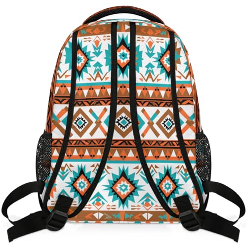 Geometric Ethnic Aztec Print Backpack for Kids Women Men School Backpacks Girls Boys Adults Bookbag Laptop Computer Back Pack Casual Daypack4