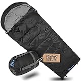 ROAM® Deckenschlafsack Schlafsack Outdoor - Leicht, kleines Packmaß, bequem & robust - Deckenschlafsack 3 Jahreszeiten Wasserabweisend & maschinenwaschbar - Schlafsack Camping & Reisen für Erwachsene