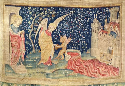 ARTXLXXBN De Célèbres Tableaux Imprimer Affiche Toile Photos D'Art Sang coulant du grand pressoir de la colère de Dieu par Nicolas Bataille Tableaux Posters Pour la Décoration de Bureau 60x90cm