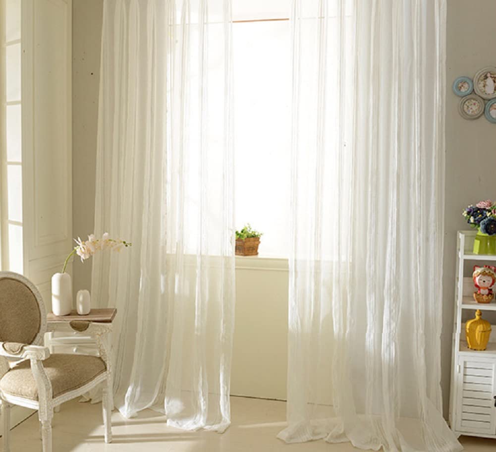 Amazon.com: HooHero Solid Linen Classic Versatile Vertical Stripes