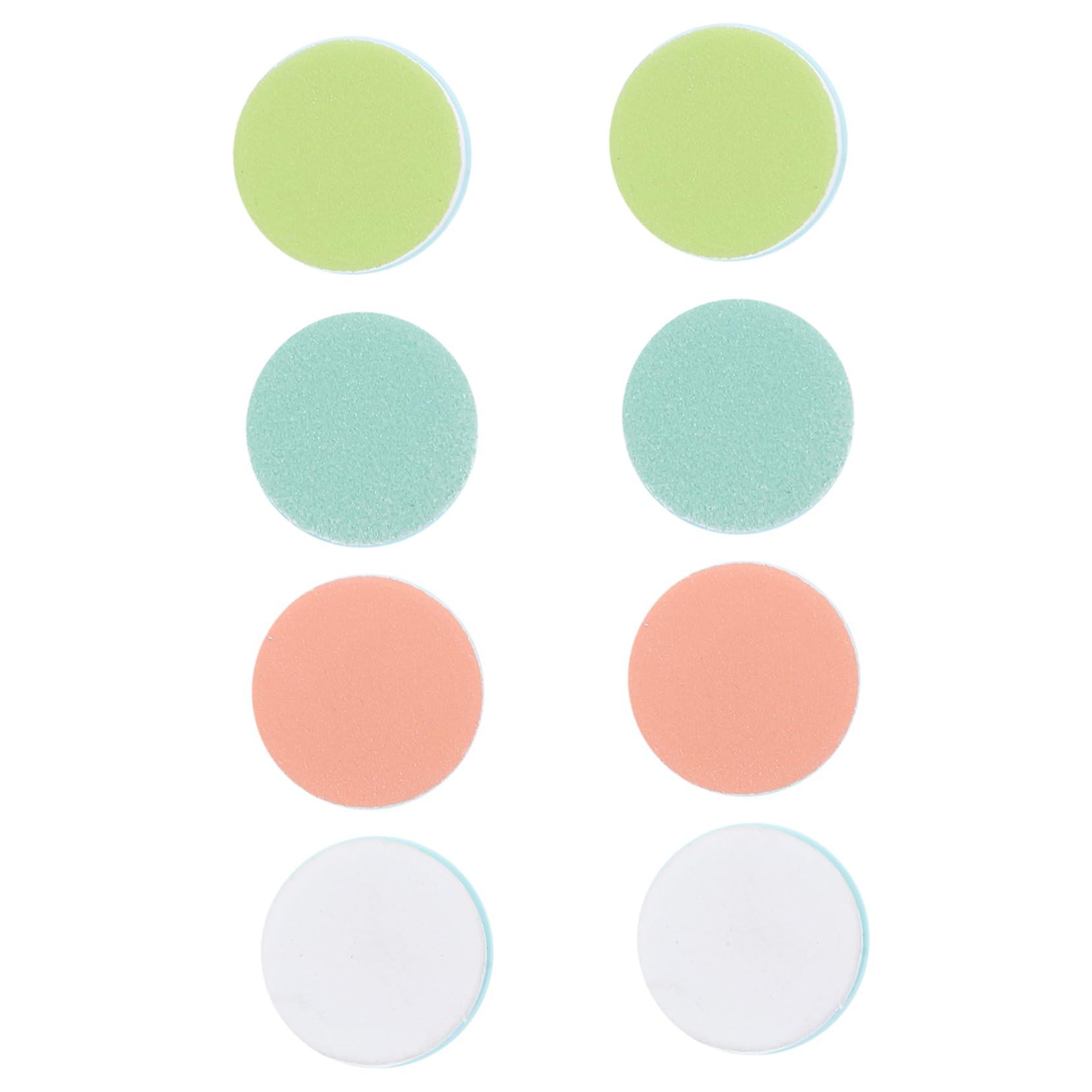 IMIKEYA 8pcs Baby Nail Drill Replacement Pads Electric Trimmer Grinding Heads for Baby Nail Filer Kit Random