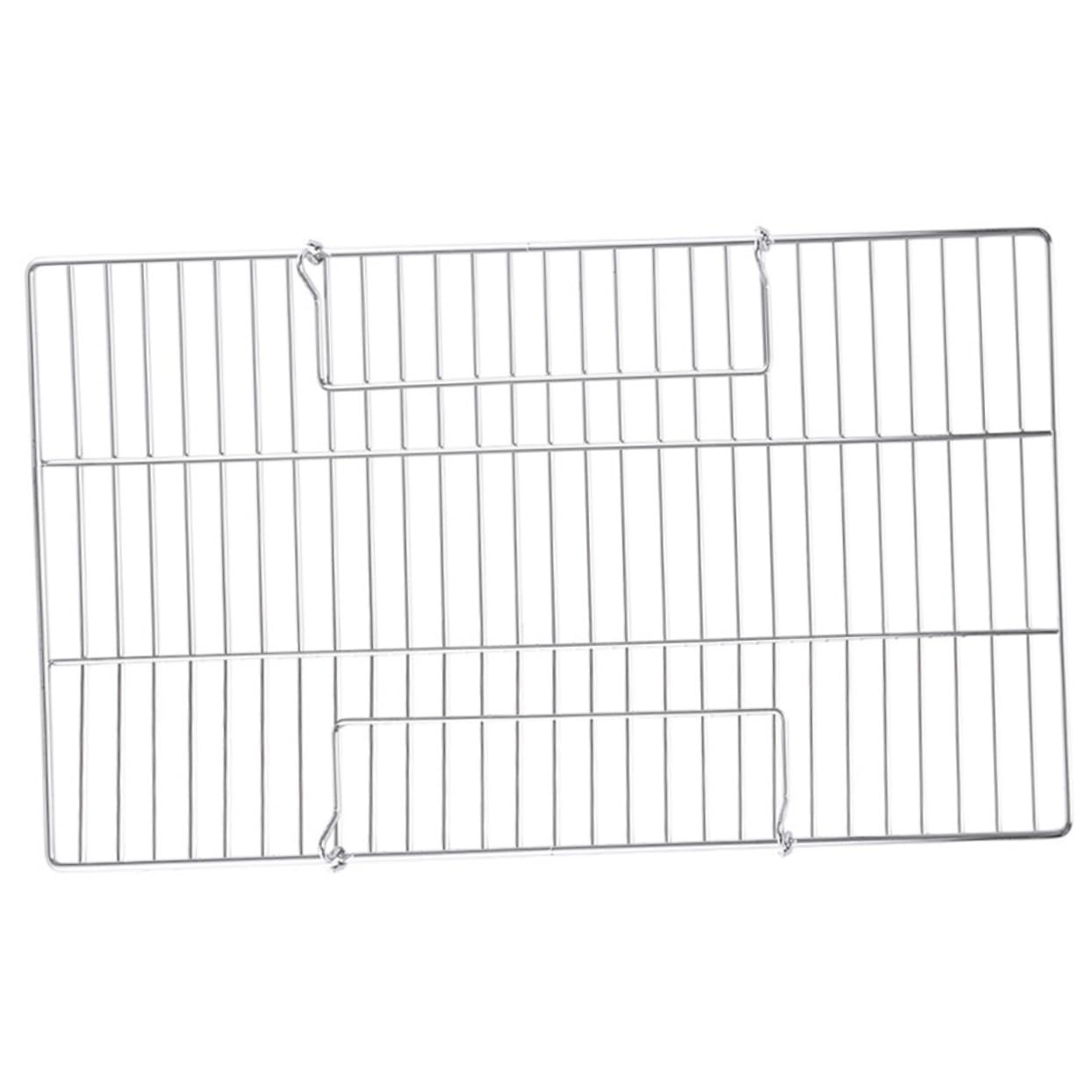 Sosoport Iron Wire Cooling Rack Thickened Baking Rack for Cakes Cookies Muffins Durable Multi Functional Grilling Accessory for Home Kitchen Outdoor Use