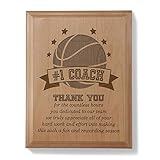 KATE POSH - #1 Basketball Coach Plaque and Award