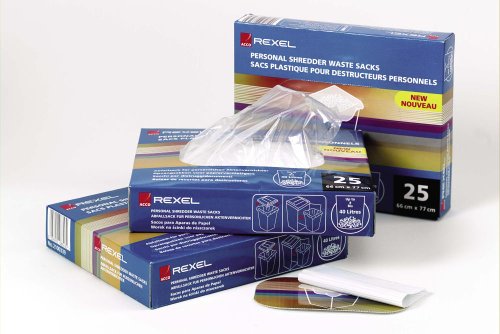 Bolsas para destructora Rexel Acco40014-50 de 200 litros en pack de 50 unidades
