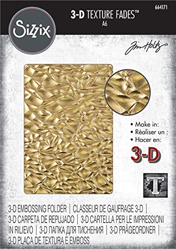 Sizzix Texture Fades Prägeschablone 'Weihnachtssterne' Von Tim Holtz – Für Karten, Scrapbooking & Mehr, Kompatibel Mit Big Shot