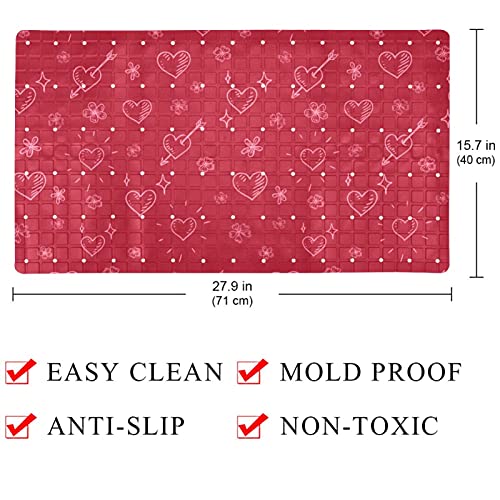 Tapis de bain antidérapant antibactérien pour éviter les glissades - 5