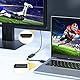 Retoo DisplayPort auf HDMI-Adapter Mini Display Port auf HDMI-Konverter Adapter zu HDMI Buchse kompatibel mit HDTV Monitor Projektor Desktop Surface Minidisplayport Thunderbolt 25,5 cm Schwarz
