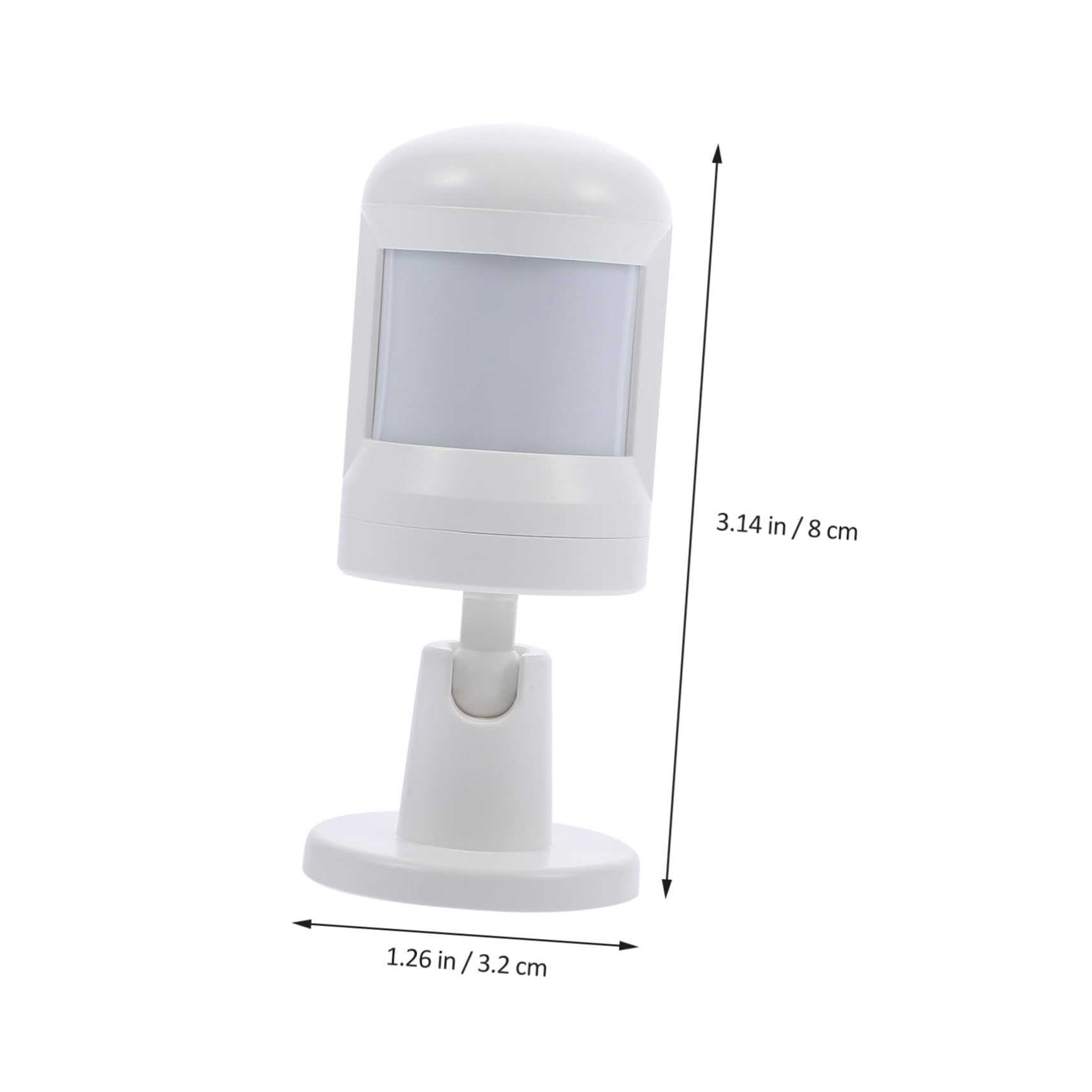iplusmile Infrarot Körpersensor mit Weitwinkel Pir Bewegungsmelder aus PC und Abs für Zuhause Inkl. App-benachrichtigung und Statusmeldung an Host