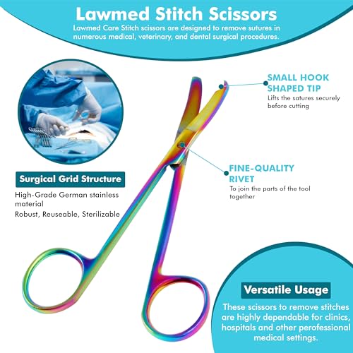 Lawmed Care SSS-CVD Suture Stitch Scissors thumb #4