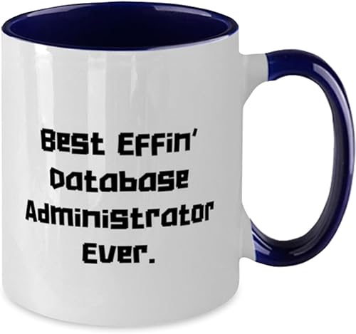 Miniatura 2 de Inappropriate Database administrator Gifts, Best', Database administrator Two Tone 11oz Mug From Colleagues, Cup For Colleagues, DBA, DBMS, Data