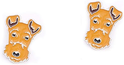 Miniatura 9 de 2 piezas de broche de metal para perro, insignias de identificación para niños y adultos, ropa, mochilas, regalos de decoración (10 bordes Collie)