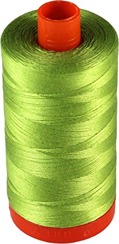 Aurifil Cotton Mako hilo verde grande 1421 yd miniatura 1