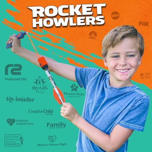 Toy Rocket Launcher for Kids: Outdoor Toys Slingshot Rocket Launchers - Best 6-10 Year Old Boy Gifts for Teens Boys & Girls All Ages - Fun Summer Toys 5 6 7 8 9 10 11 12+ Year Old Boy Birthday Gifts