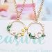 DYKJ Colgante Collar DIY Versión Coreana De Conejo Zanahoria Ardilla Pino Cono...