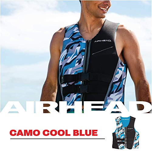 Airhead Men's Us Coast Guard Approved Camo Cool Kwik-Dry Neolite Flex Life Jacket #TOP4
