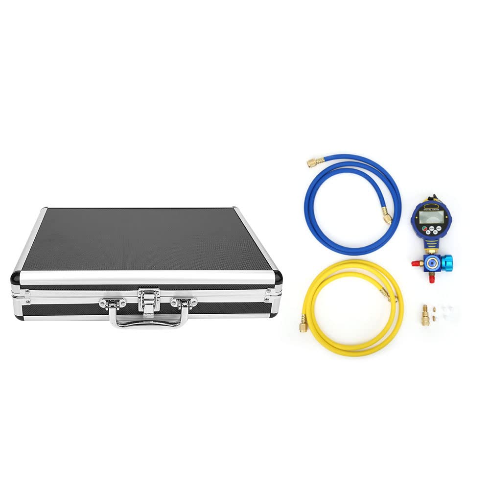 1/8 NPT Manometro digitale Hvac, CF22 9V Tester per collettore a bassa pressione Manometros Digitales Para Refrigeracion per la registrazione dei dati