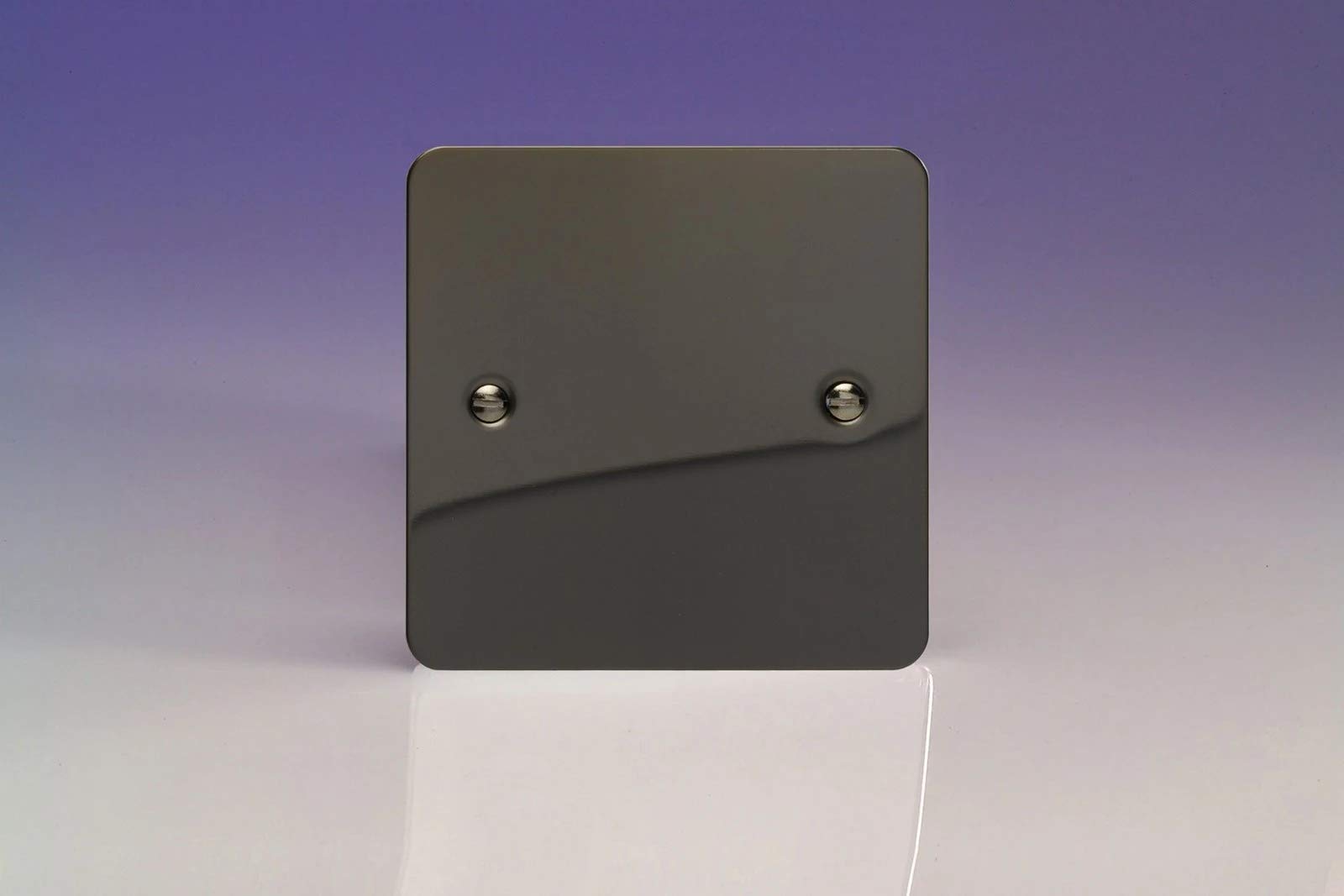 Varilight Single Blank Plate Iridium — image 1