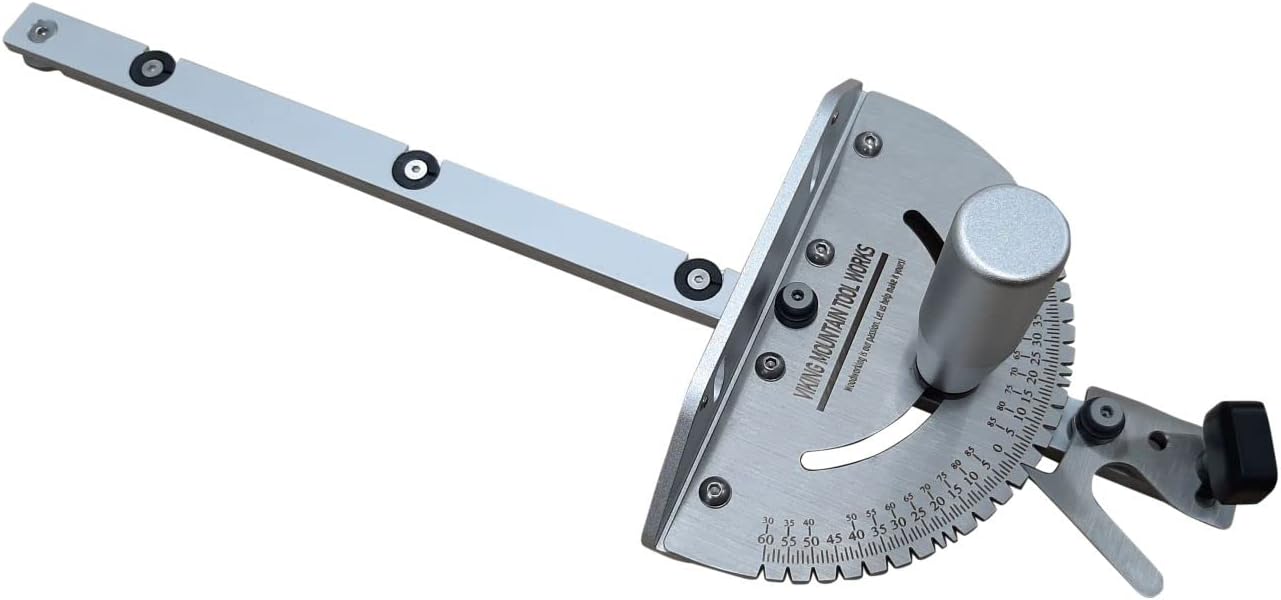 27 Position Precision Miter Gauge for Table Saw Band Saws, Router Tables Sanders