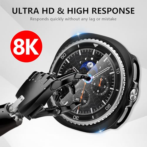 Protection Écran Galaxy Watch 8 Classic 46mm Coque Verre Trempé Diruite
