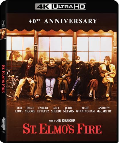 St. Elmo's Fire 4K UHD + Digital Insert] [Blu ray]
