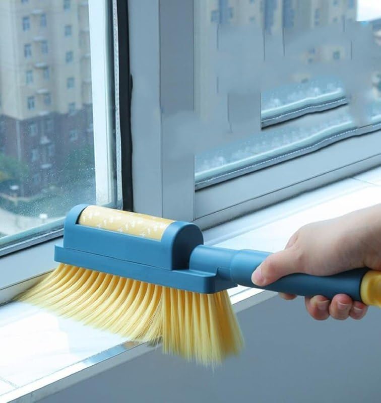 TRENDYPARK 2 in 1 Lint Rollers,2 in 1 Sticky Paper Dusting Roller with Soft Cleaning Brush Roller,Hair Cleaning Tool for Pet Fur,Cat Dog Hair,Pet Fuzz,Remover for Sofa,Clothes Furniture and Carpet (B0CXY1MJ8T) Amazon Price History, Amazon Price Tracker