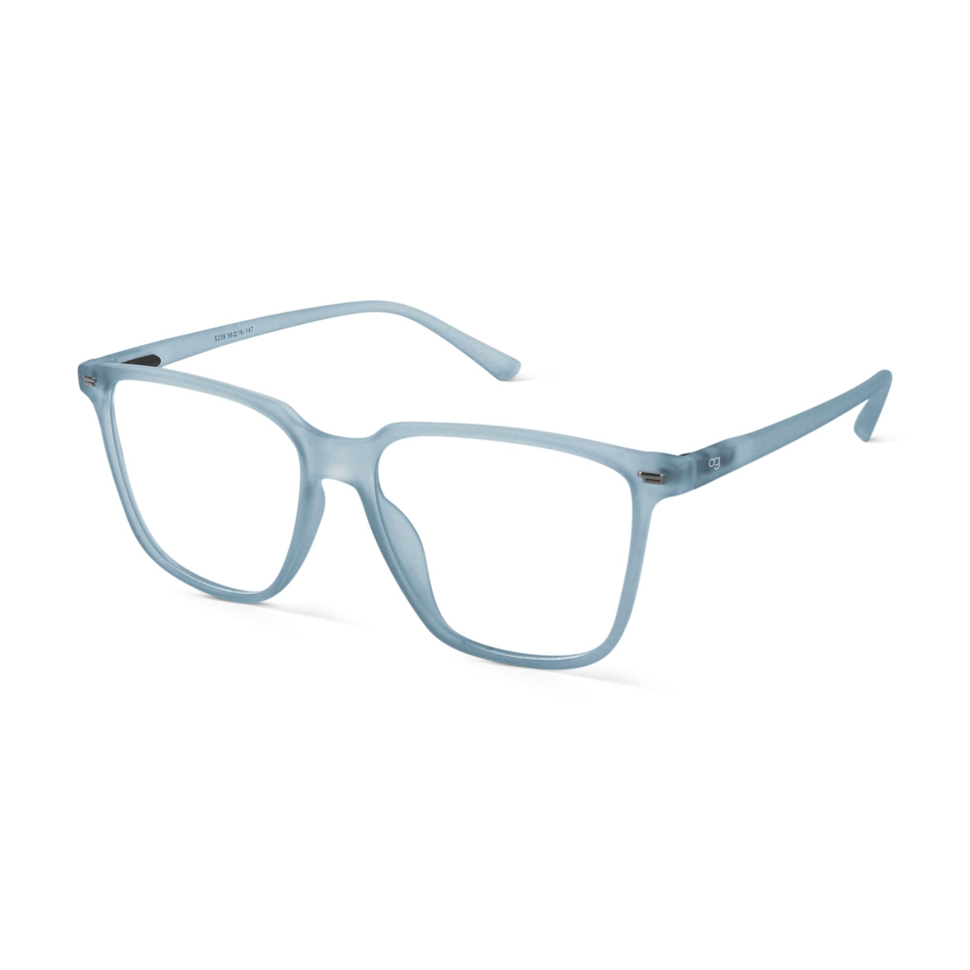 Woggles| Zero Power Blue Cut Computer Glasses | Anti Glare, Lightweight & Blocks Harmful Rays | UV Protection Specs | For Men & Women| Sky Blue| Wayfarers| Medium (B0D9FS5Q8G) Amazon Price History, Amazon Price Tracker