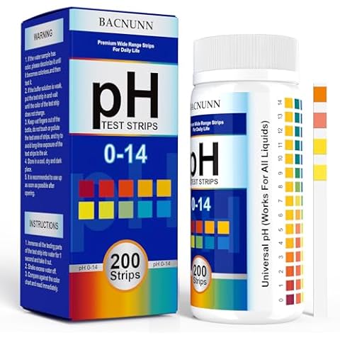 BACNUNN pH Test Strips 0-14 Cover