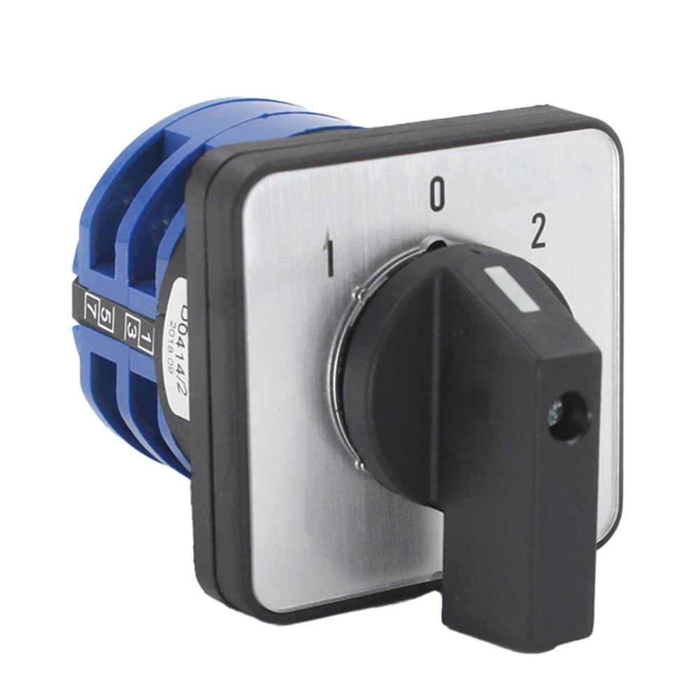 Wisyurt Changeover Switch 3 Positions 8 Terminals Universal Rotary Cam Latching Switches 32A