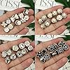 Meet-shop Boutons de broche, boutons de broche de sécurité 40 pièces femmes chemise boutons de broche couvrir bouton broche pour sacs sacs à dos vestes chapeau vêtements #4